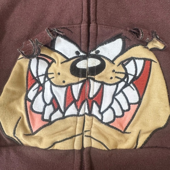 Warner Bros. Brown Taz Hoodie for Kids - Picture 2 of 4